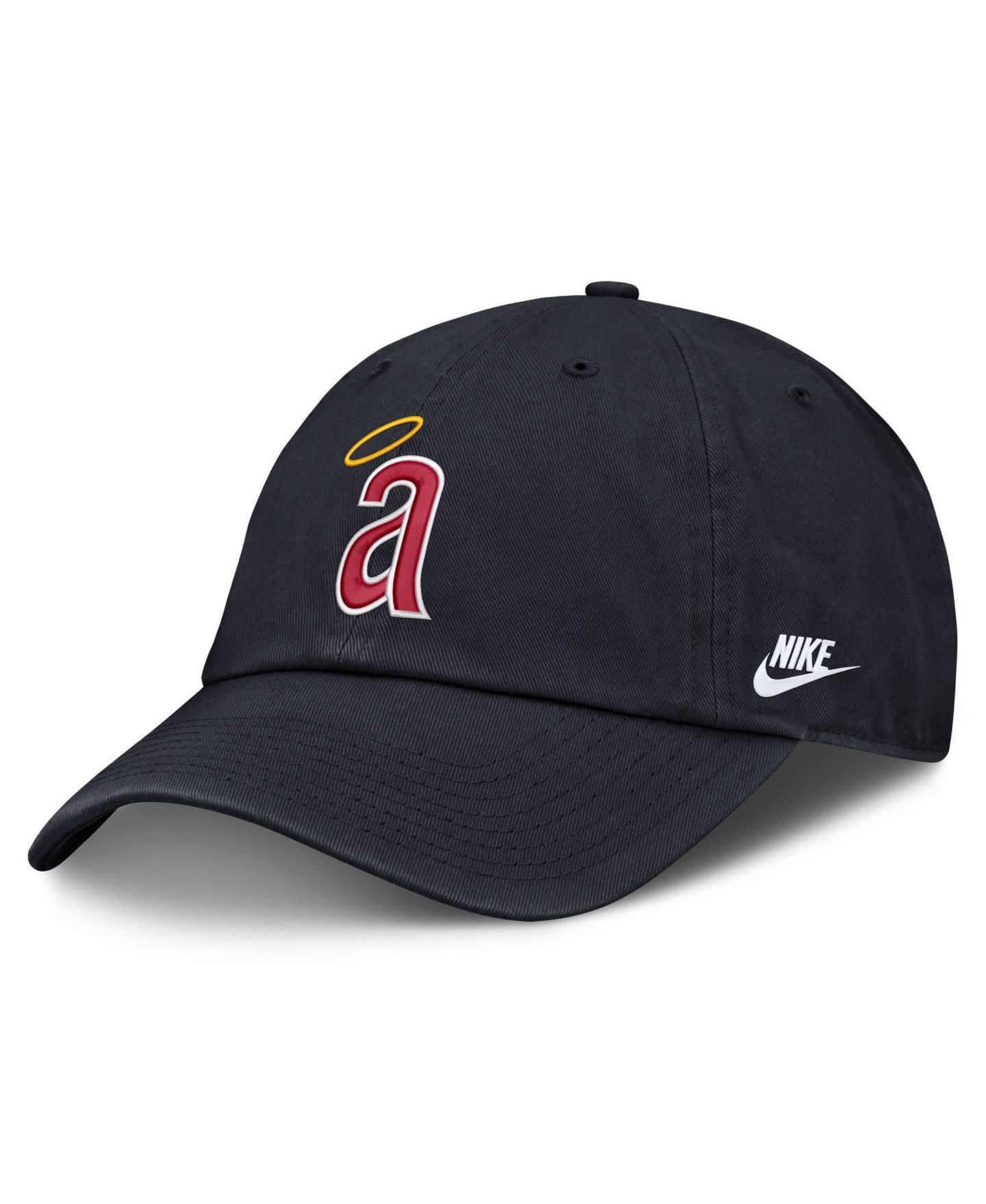 Мужская кепка Nike Navy California Angels Cooperstown Club Adjustable Hat — фото 3