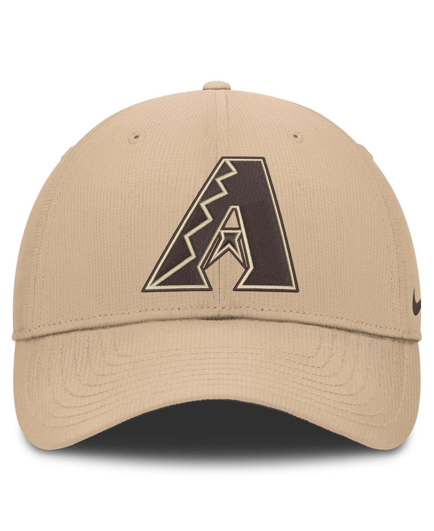 Мужская кепка Nike Khaki Arizona Diamondbacks Desert Ripstop Club Adjustable Hat — фото 2