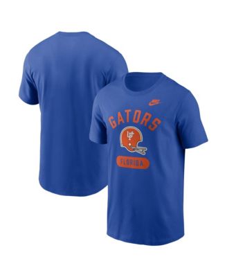 Men's Royal Florida Gators Legacy Arch Helmet T-Shirt