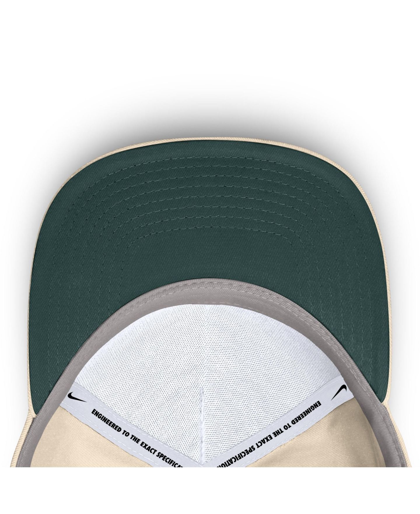 Кепка Nike Natural Michigan State Spartans Legacy Vintage Rope Rise Adjustable Hat — фото 5