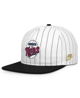 Men's White/Black Minnesota Twins Cooperstown Collection Pro Adjustable Hat