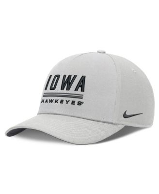 Men's Gray Iowa Hawkeyes 2026 Sideline Dri-FIT Rise Adjustable Hat