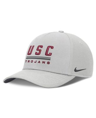 Men's Gray USC Trojans 2026 Sideline Dri-FIT Rise Adjustable Hat