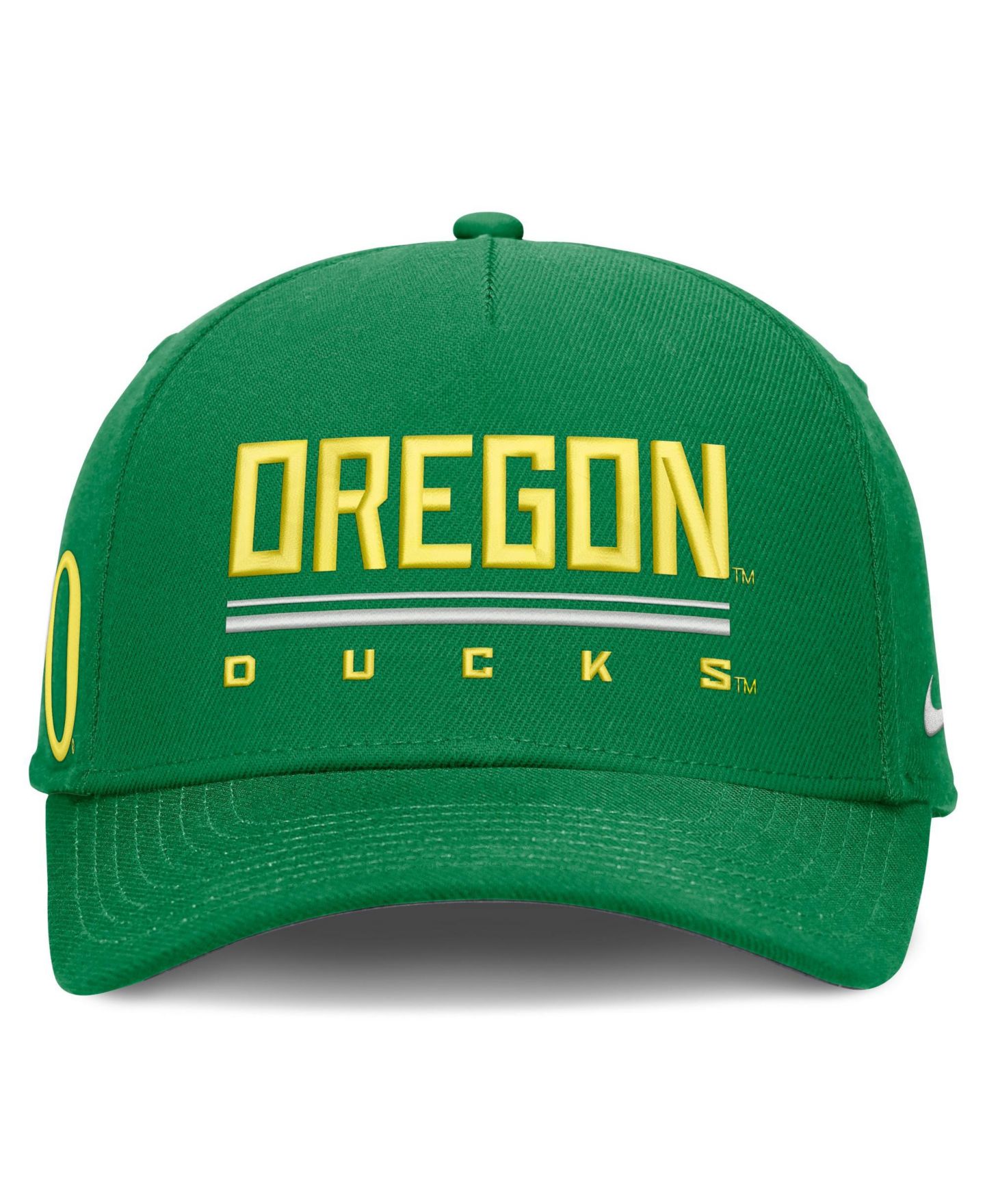 Мужская кепка Nike Green Oregon Ducks 2026 Sideline Dri-FIT Rise Adjustable Hat — фото 2