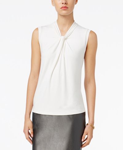 Tommy Hilfiger Knot-Neck Shell