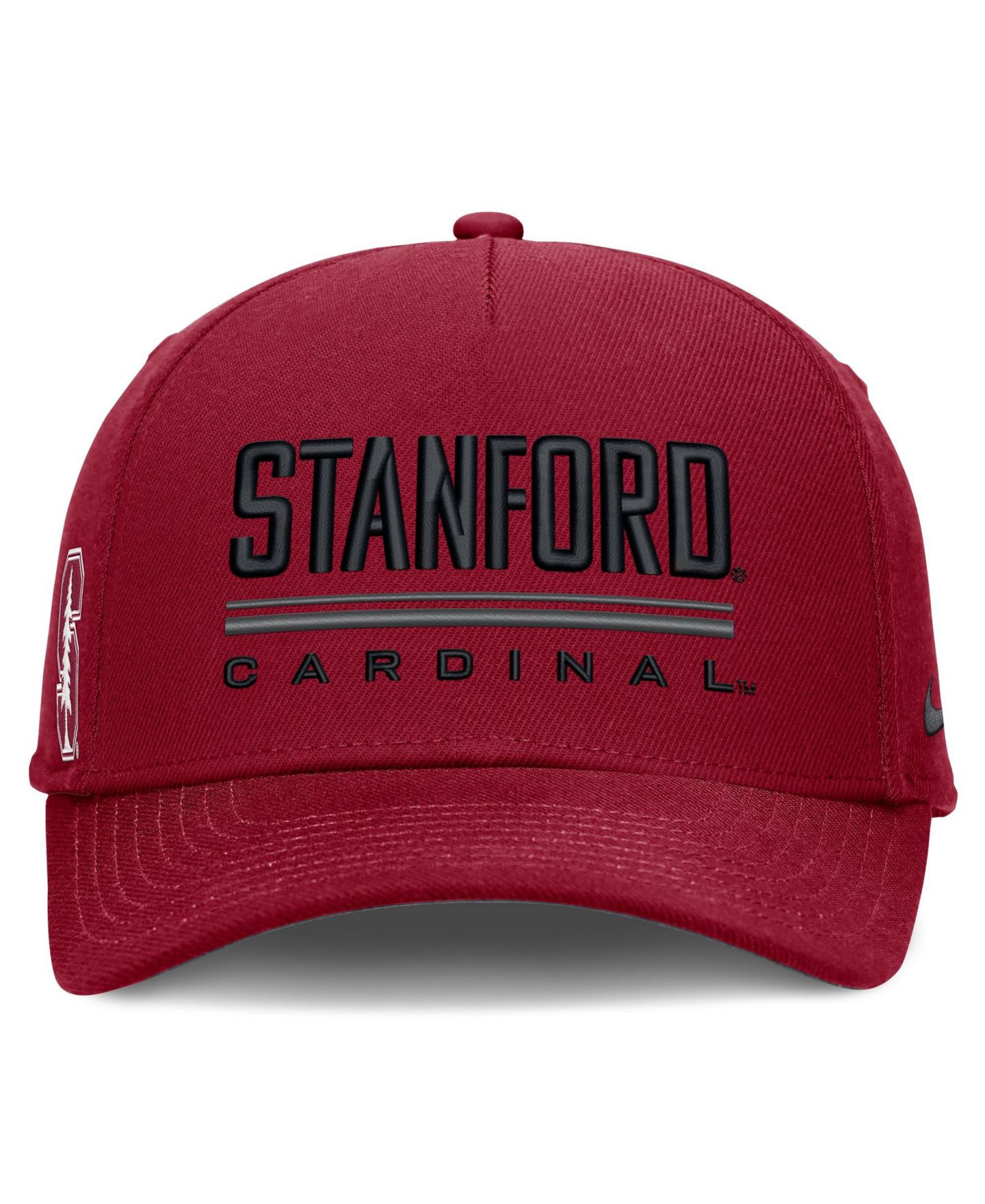 Мужская кепка Nike Cardinal Stanford Cardinal 2026 Sideline Dri-FIT Rise Adjustable Hat — фото 2