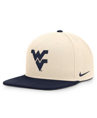 Men's and Women's Natural/Navy West Virginia Mountaineers Campus Prep snapback Hat