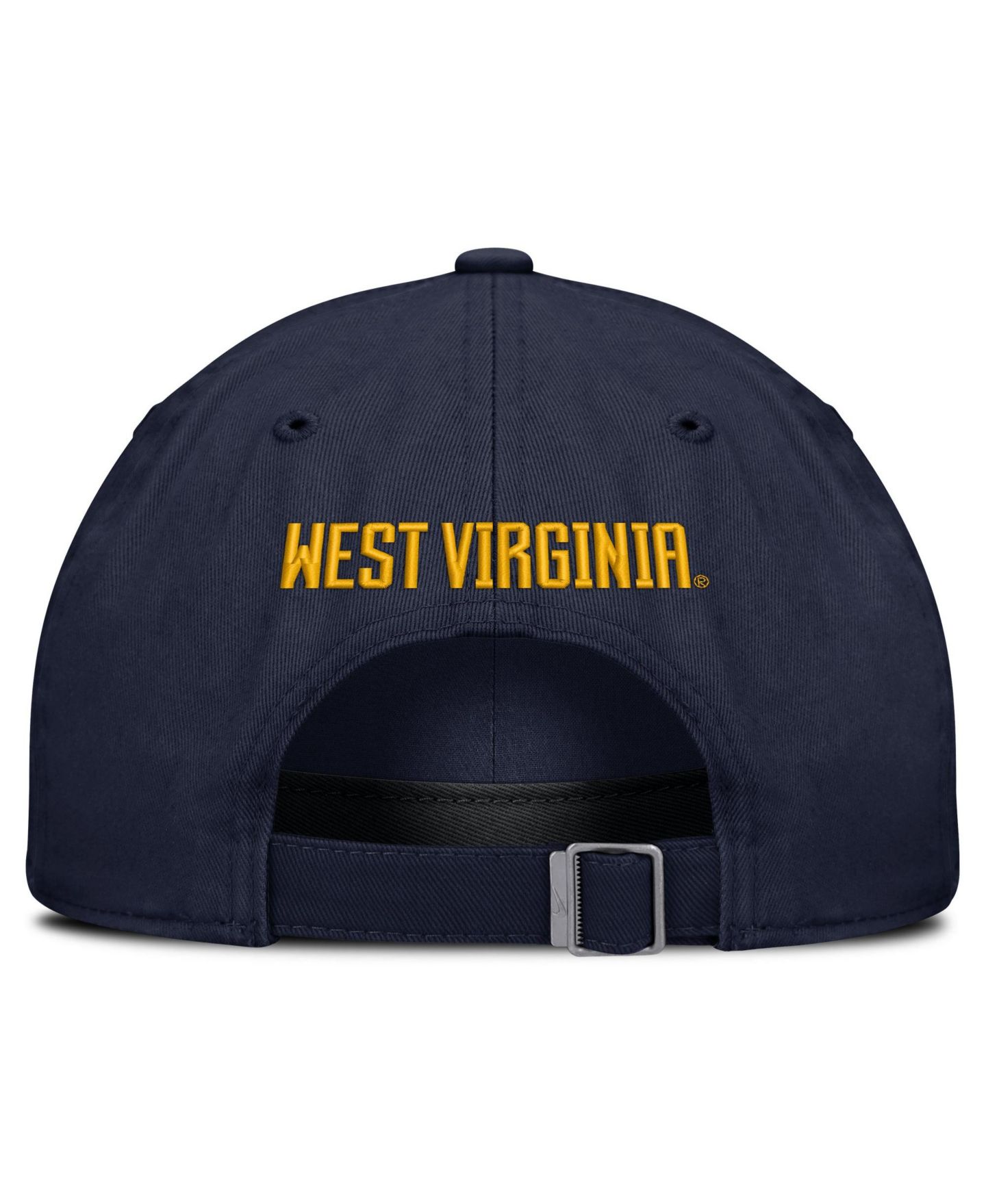 Кепка Nike Navy West Virginia Mountaineers 2026 Sideline Club Adjustable Hat — фото 4