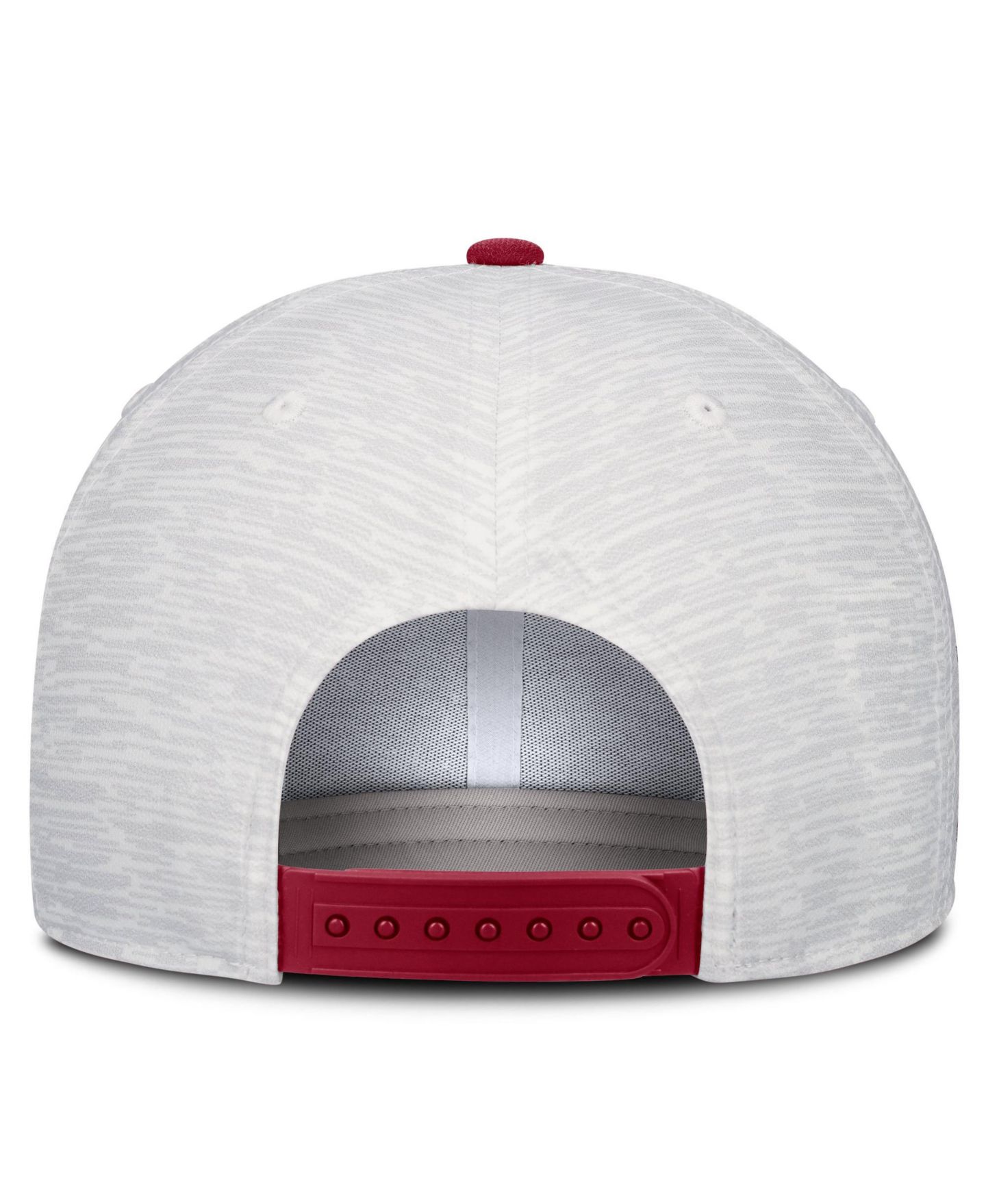 Кепка Nike White/Cardinal Stanford Cardinal Primetime Rise Adjustable Hat — фото 4