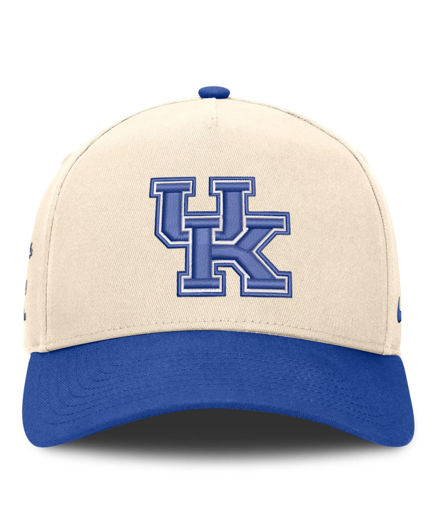 Men's and Women's Natural/Royal Kentucky Wildcats Campus Prep Rise Adjustable Hat