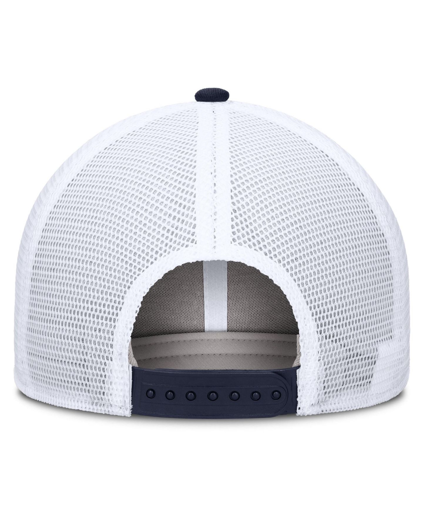 Мужская кепка Nike Navy/White Toronto Blue Jays Tonal Rise Trucker Dri-FIT Adjustable Hat — фото 4