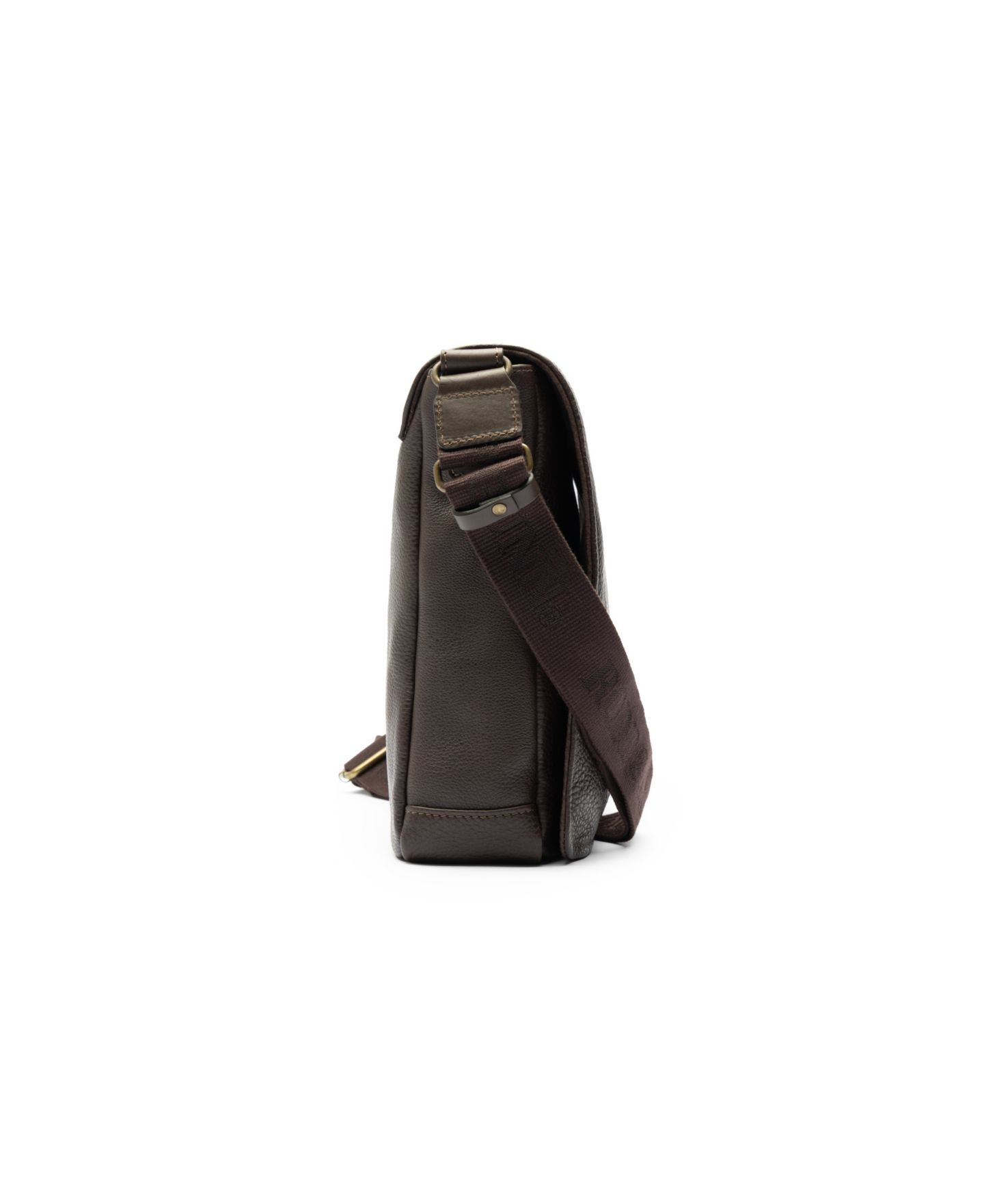 Мужская сумка Rodd & Gunn Newstead Messenger Leather Satchel, цвет: Шоколадный — фото 3