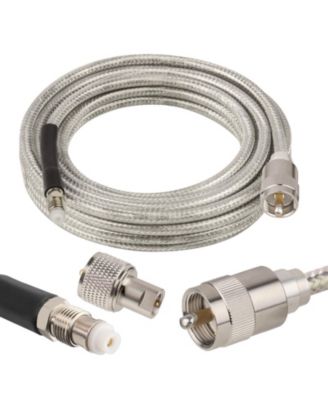 RG8X Double-Shielded Flexible Coaxial Cable 10 ft.