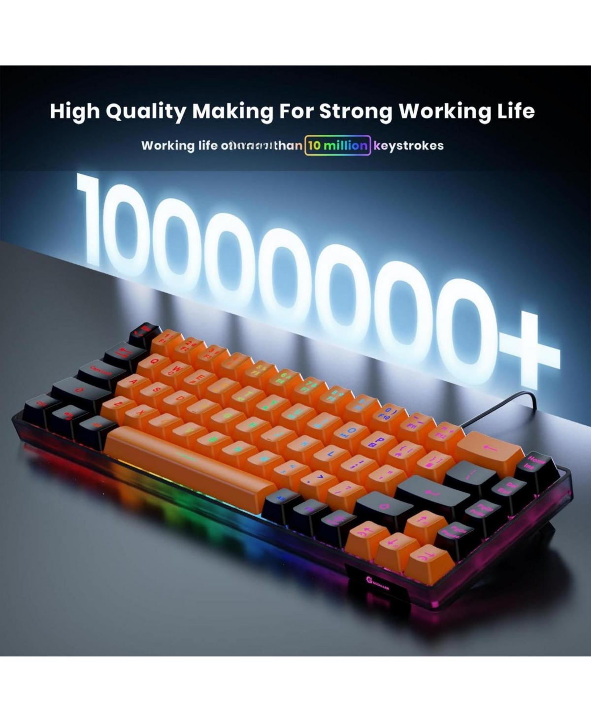 Lofree 65% Ultra Compact Wired Anti-Ghosting Gaming Keyboard