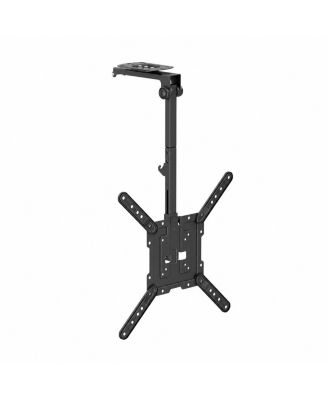 Flip Down Tv And Monitor Roof Ceiling Swivel Mount Height Adjustable 23 To 55 Inch