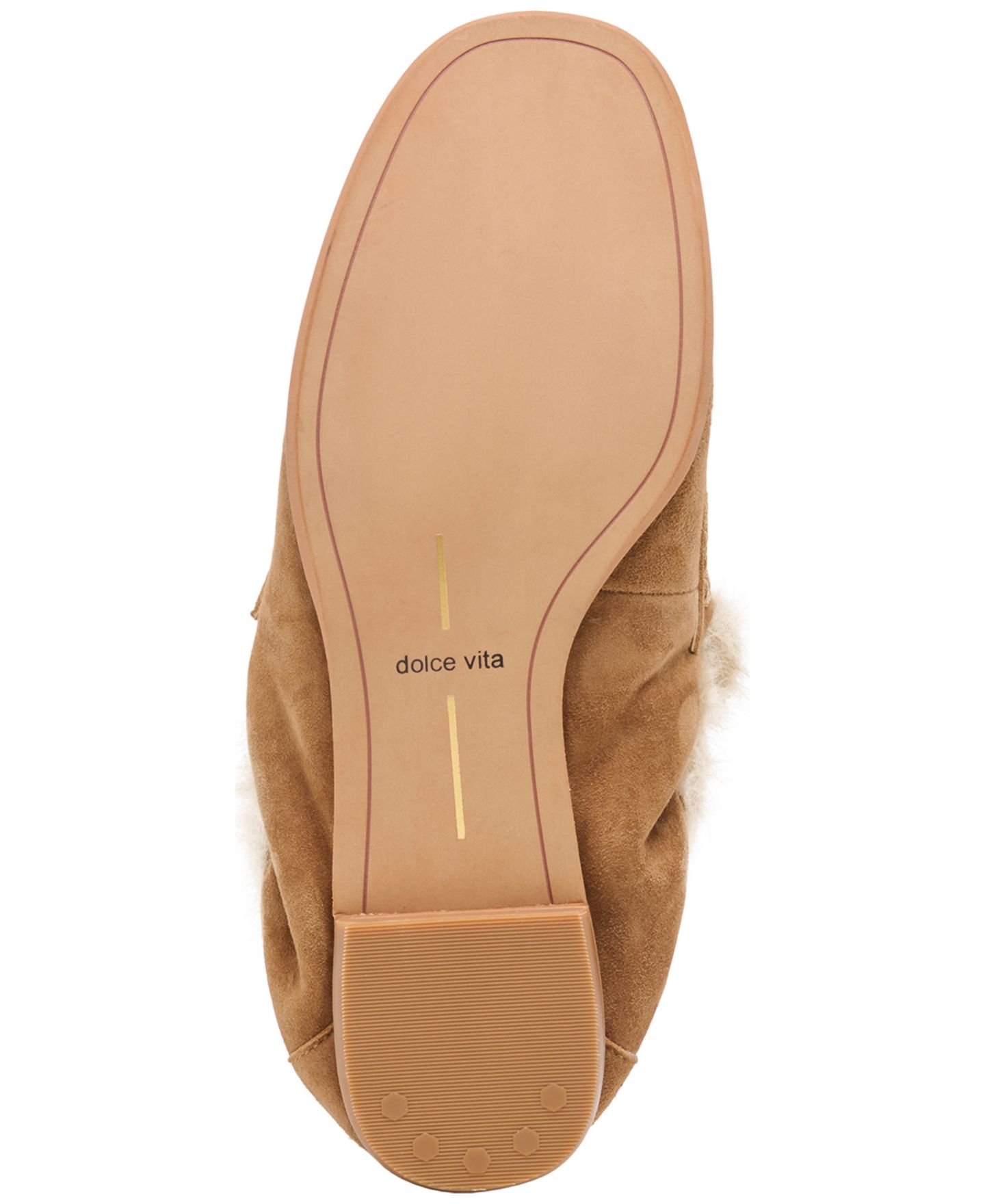 Женские туфли Dolce Vita Cloey Plush Scrunched Back Cozy, цвет: Коричневый замшевый — фото 5