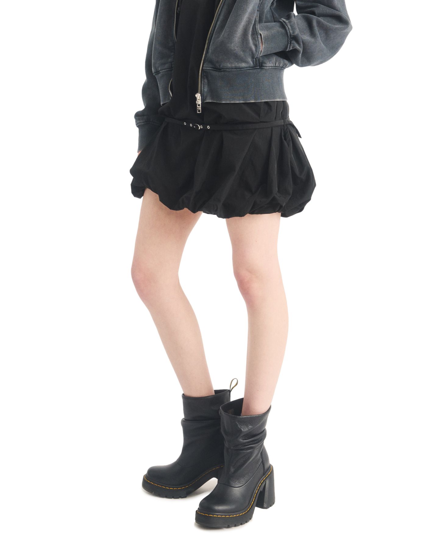 Женские ботинки Dr. Martens Kasey Lo Virginia Leather Pull-On Booties, цвет: Чёрный — фото 6