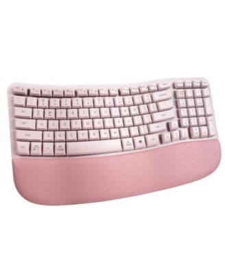 Wireless Ergonomic Wave Keyboard