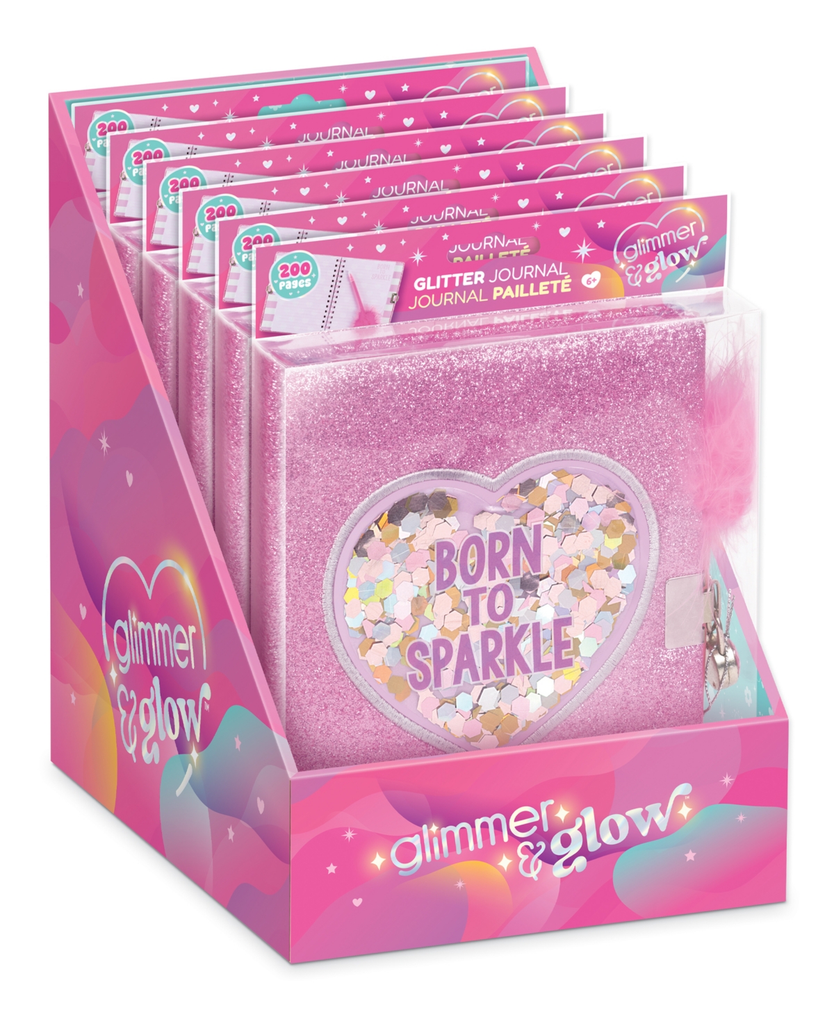 Make It Real Born To Sparkle Glitter Journal, Ages 6+