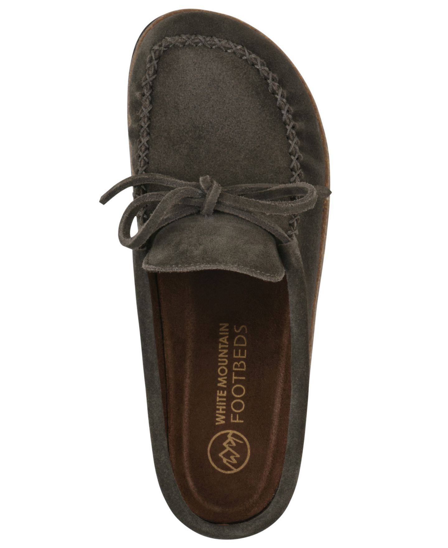 Женские сабо White Mountain Bayhead Footbed Slip-On, цвет: Армейский замшевый — фото 4