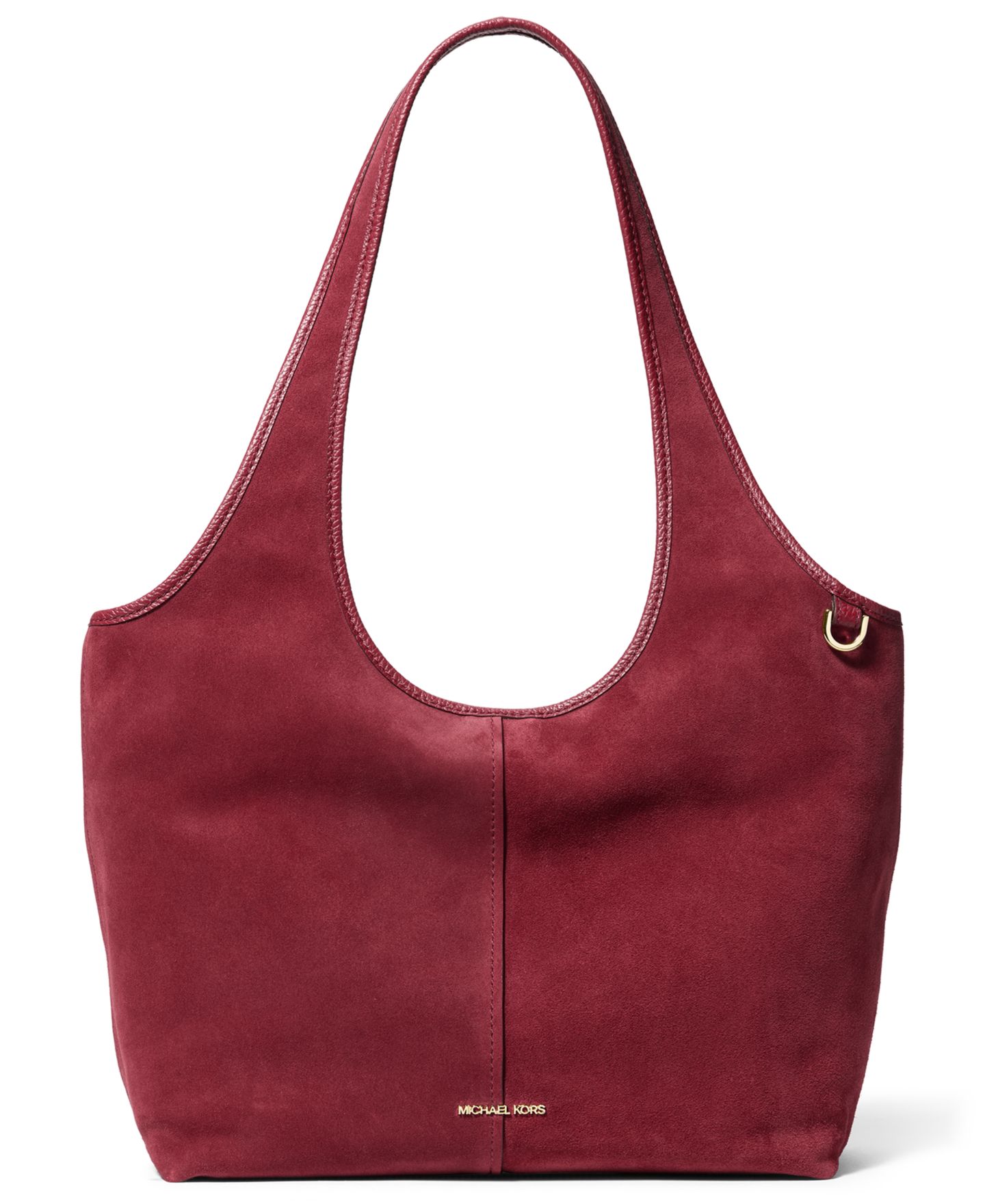 Женская сумка Michael Kors MICHAEL Henly Large Shopper Tote Handbag, цвет: Глубокий красный — фото 1