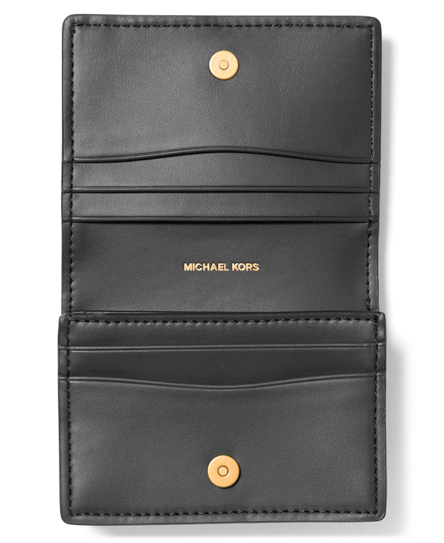 Женский кошелёк Michael Kors MICHAEL Bryant Small Compact Wallet, цвет: Чёрный — фото 3