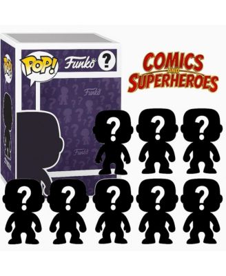Pop! Blind Box Marvel and DC Comics 8-Piece Action Figure Set, Ages 4+