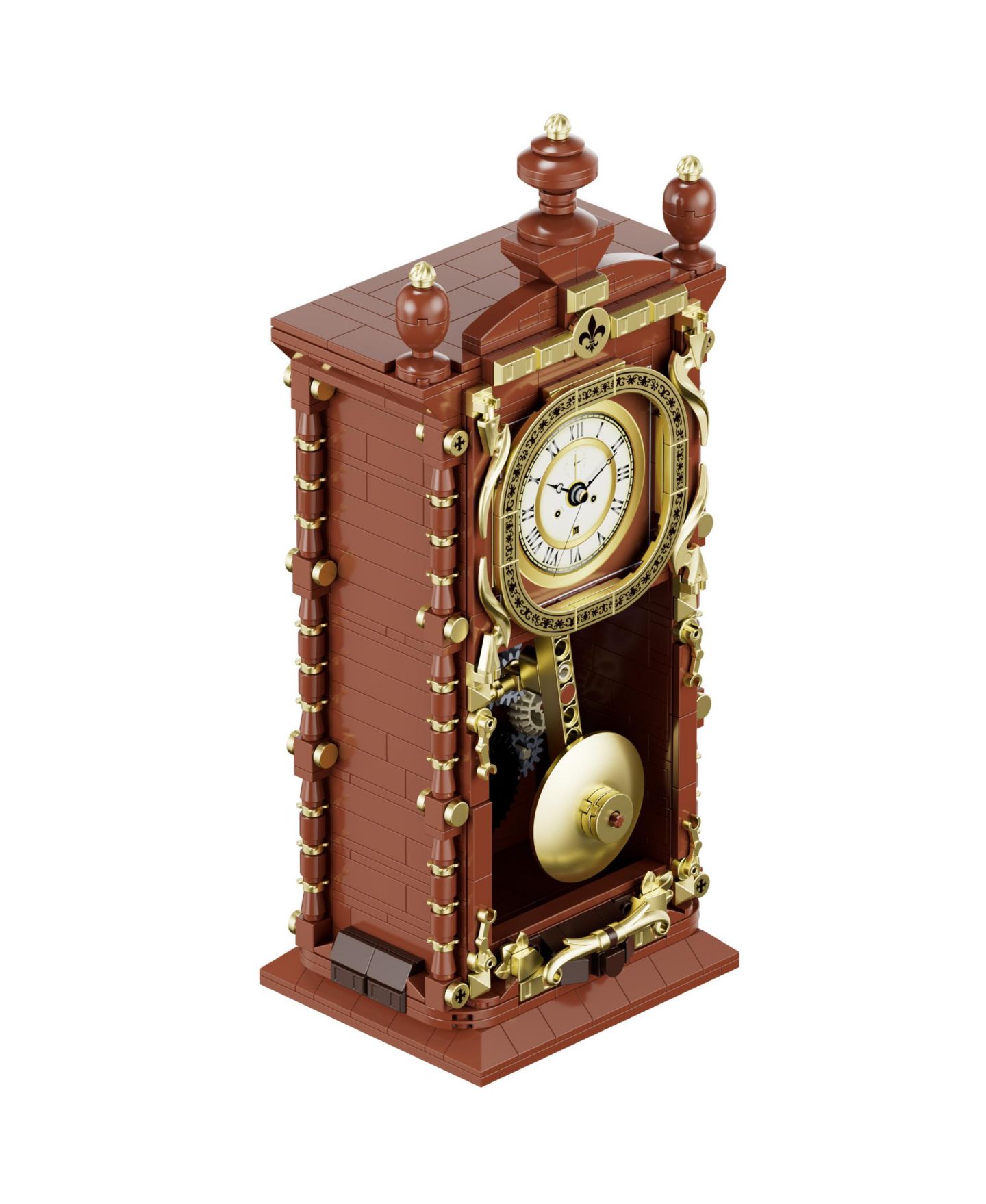 Детский конструктор Contixo Retro Pendulum Clock BK12 751-Piece Building Set, Ages 8+, цвет: Коричневый — фото 9