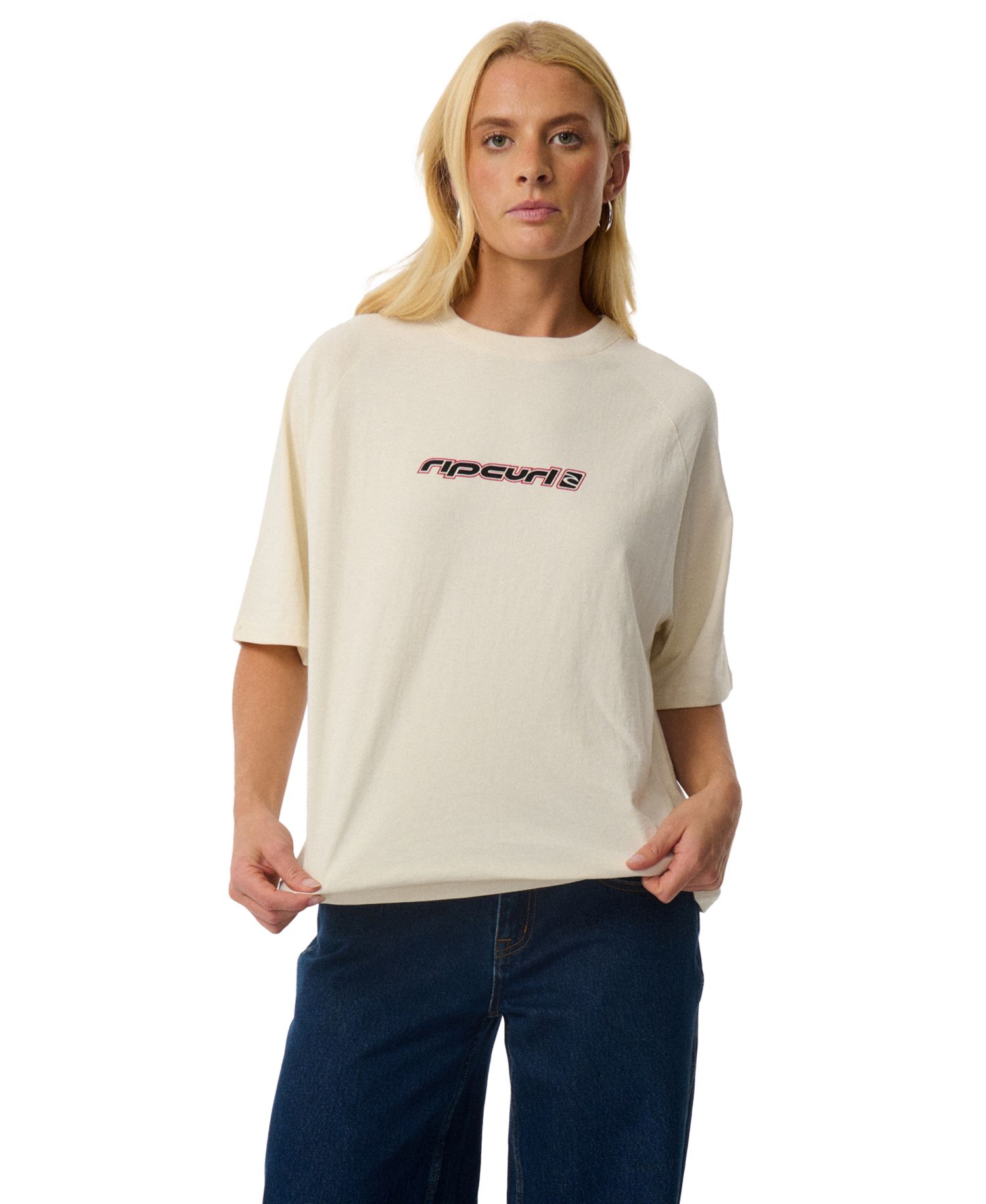 Women's Sunset Beach Raglan Boxy T-Shirt