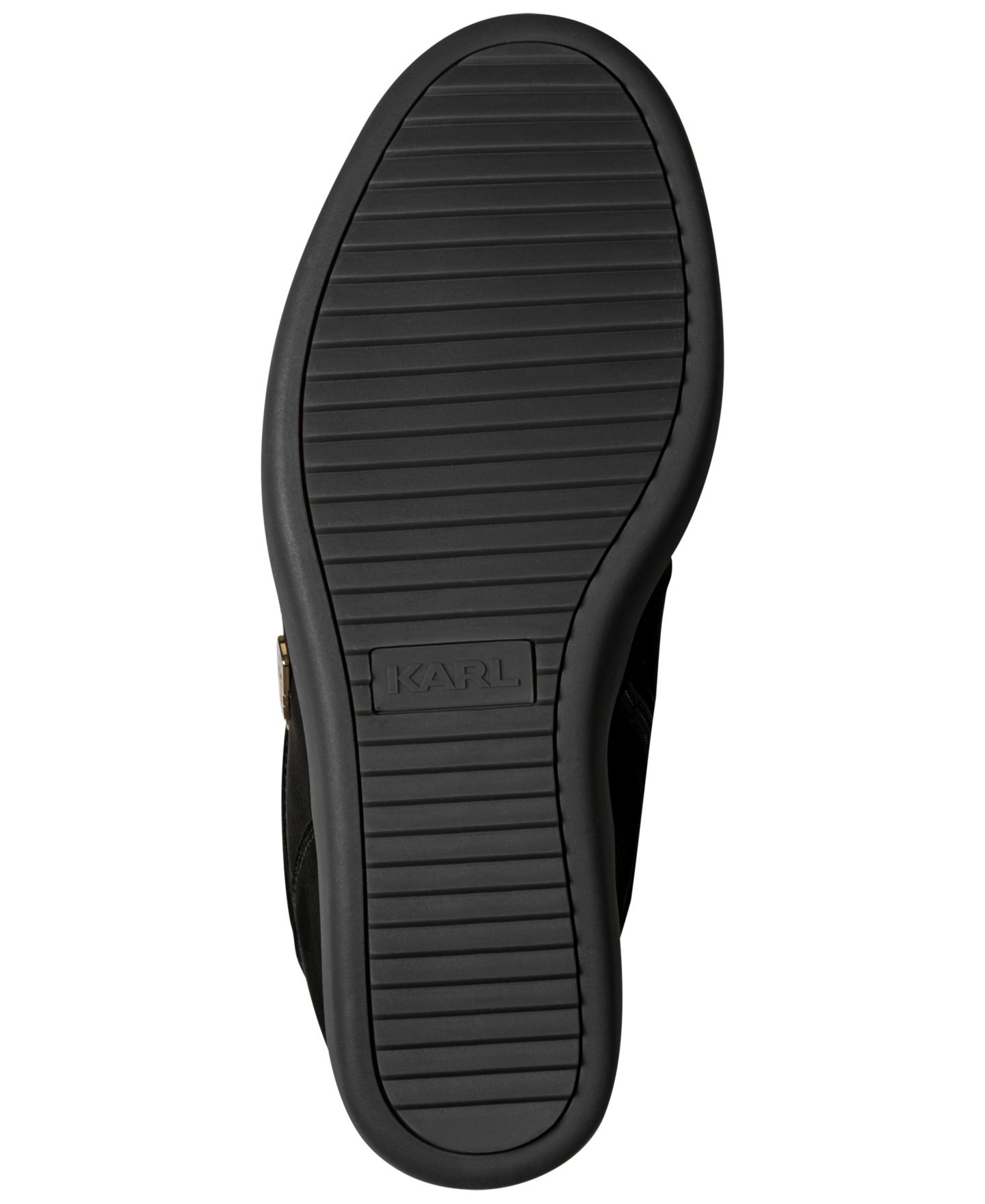 Женские кроссовки KARL LAGERFELD PARIS Spirea Wedge, цвет: Чёрный — фото 5