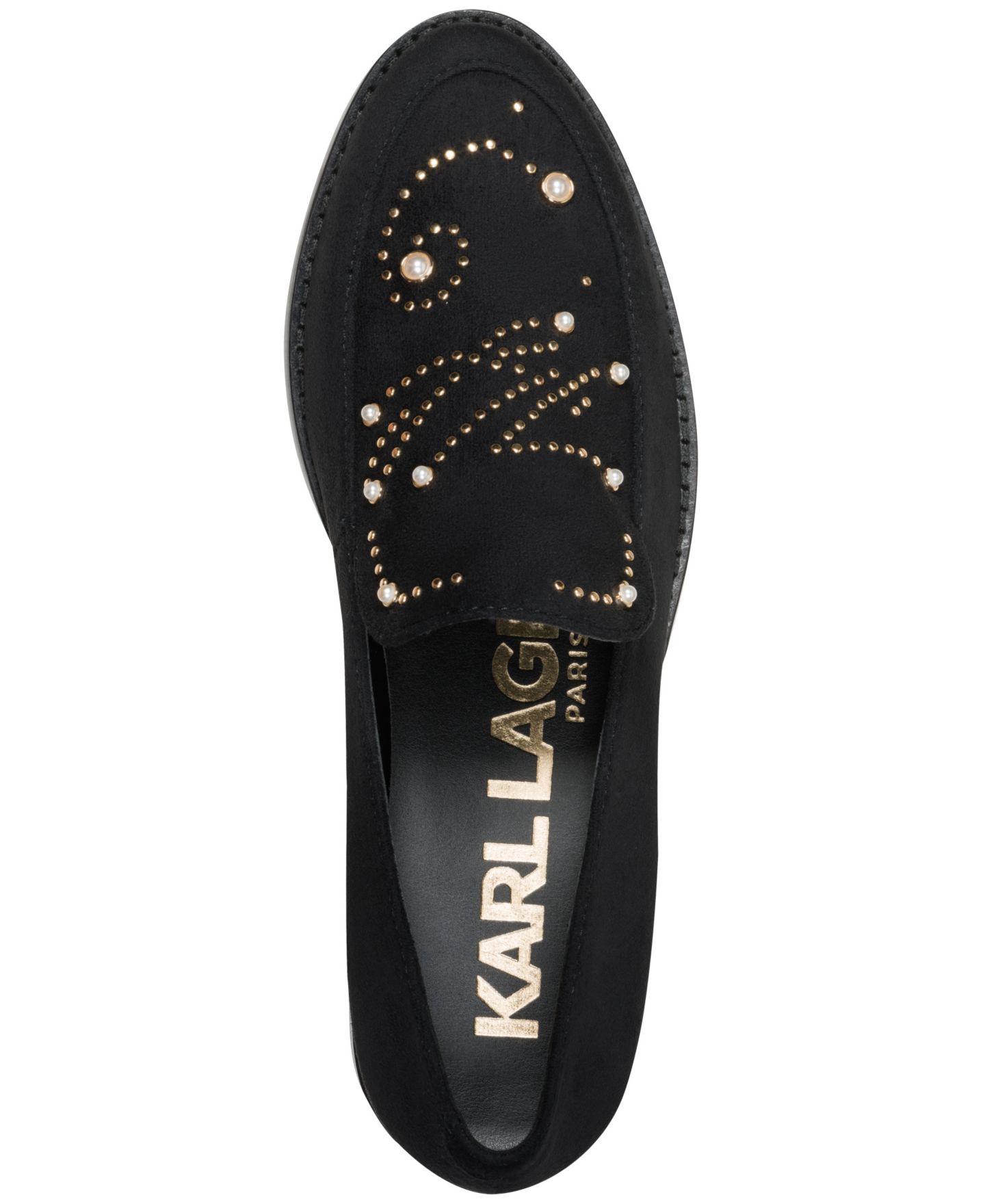Женские туфли KARL LAGERFELD PARIS Petronella Slip-On, цвет: Чёрный — фото 4