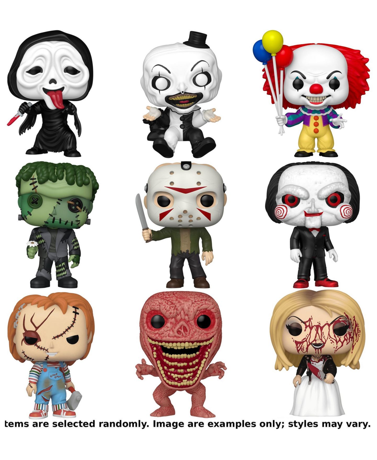 Детские фигурки Funko Pop! Horror Blind Box 3-Piece Vinyl Figures, Ages 4+, цвет: Assorted Pre-Pack — фото 3