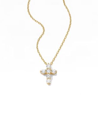 Cubic Zirconia Cross Pendant
