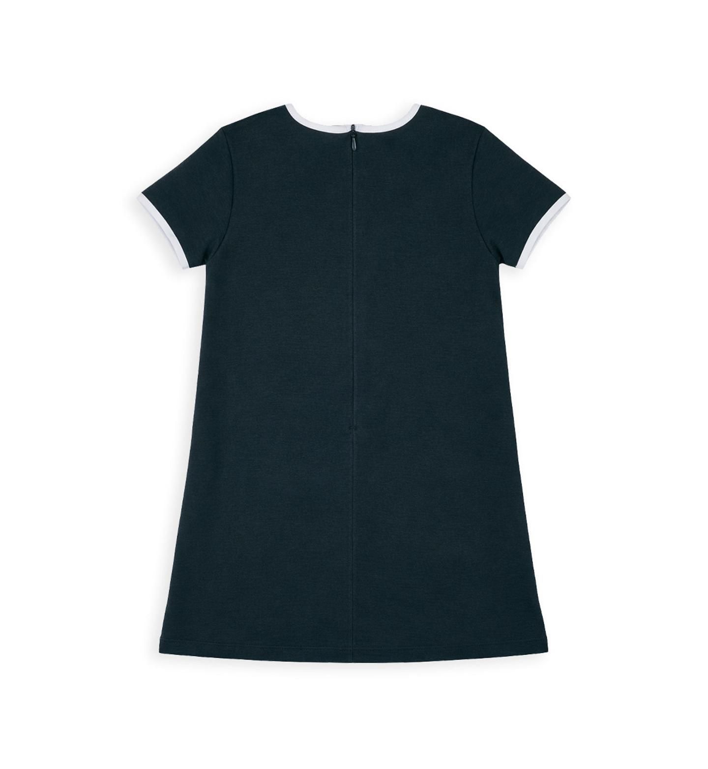 Платье Florence Eiseman Knit Dress with Bows для девочек, цвет: Тёмно-синий — фото 6