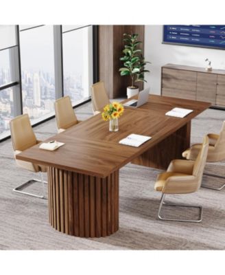 78.7" Conference Table with Double Pedestal