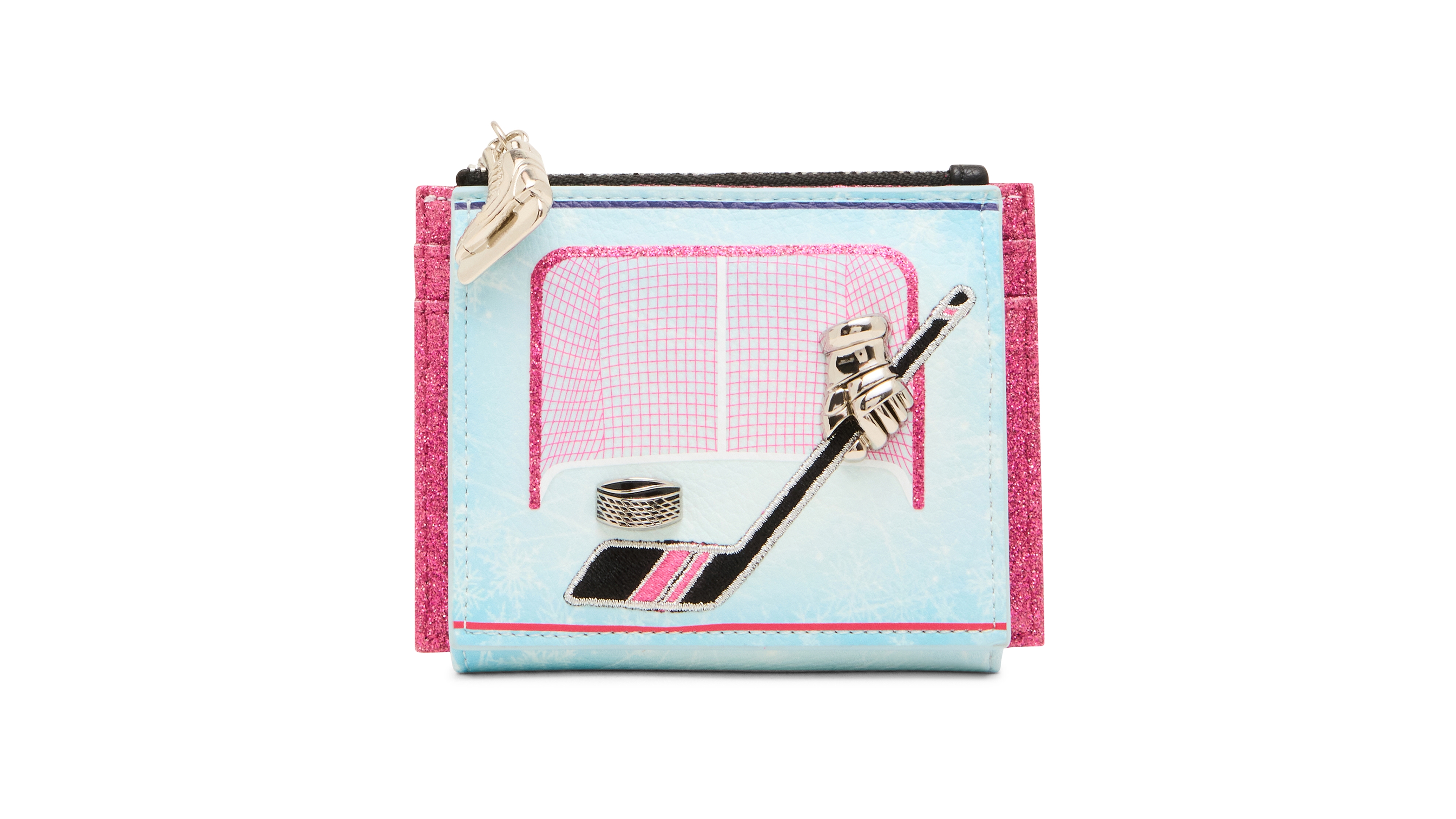 Betsey Johnson Face Off Snap Wallet
