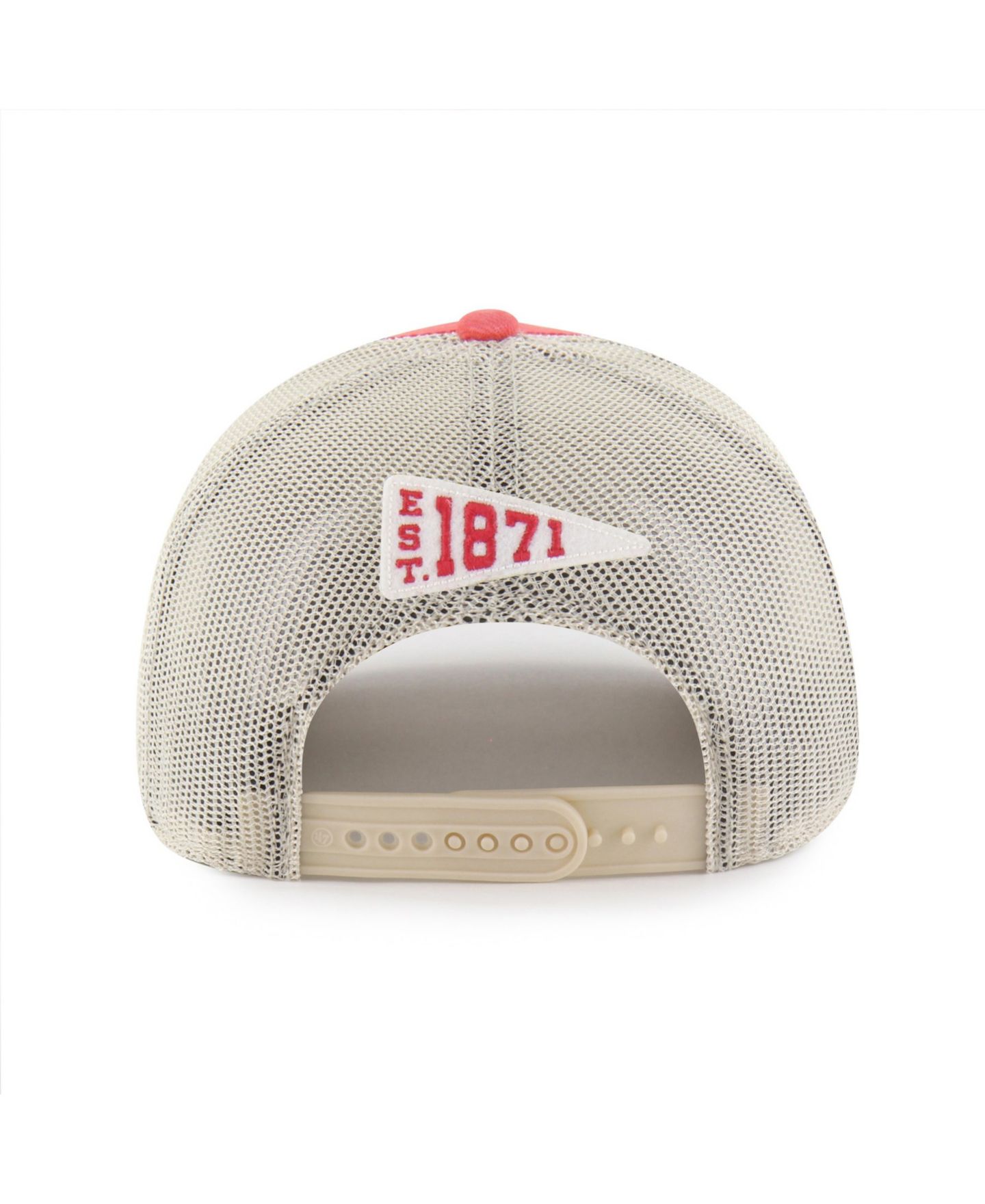Кепка '47 Brand Red Arkansas Razorbacks Egremont Well-Worn Adjustable Trucker Hat — фото 3
