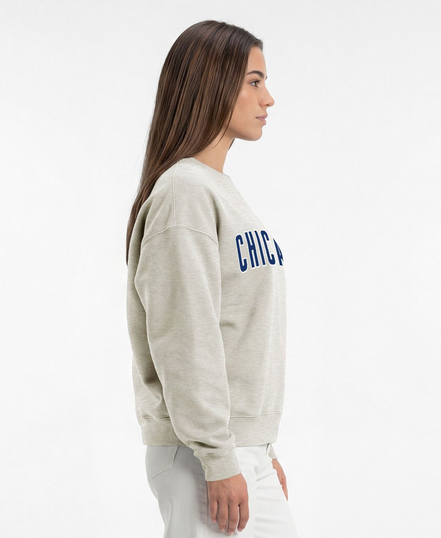 Женский свитшот Champion Chicago Cubs Relaxed-Fit Dropped-Shoulder — фото 4