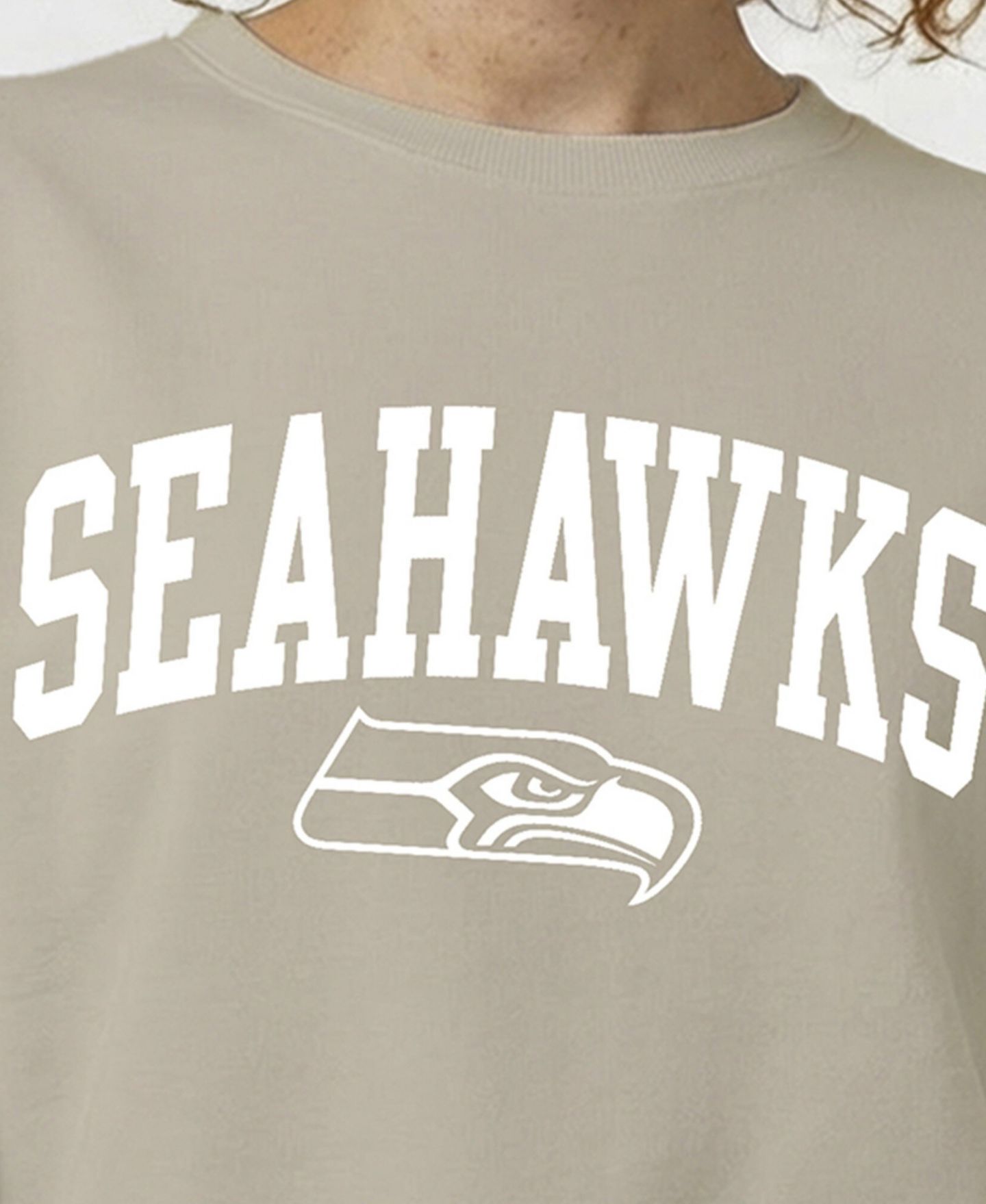 Женский свитшот Champion Seattle Seahawks Power Blend Fleece Crewneck — фото 5