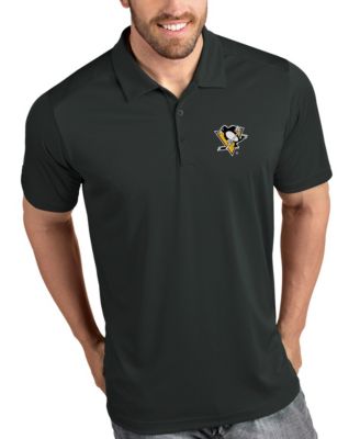 Men's Gray Pittsburgh Penguins Tribute Polo Shirt
