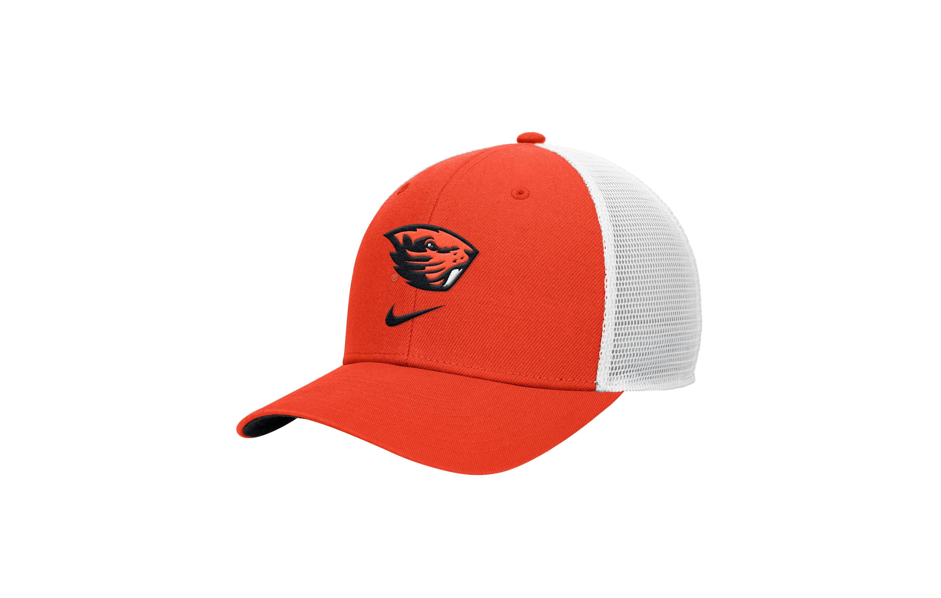 Nike Men's Orange Oregon State Beavers Rise Trucker Dri-fit Adjustable Hat
