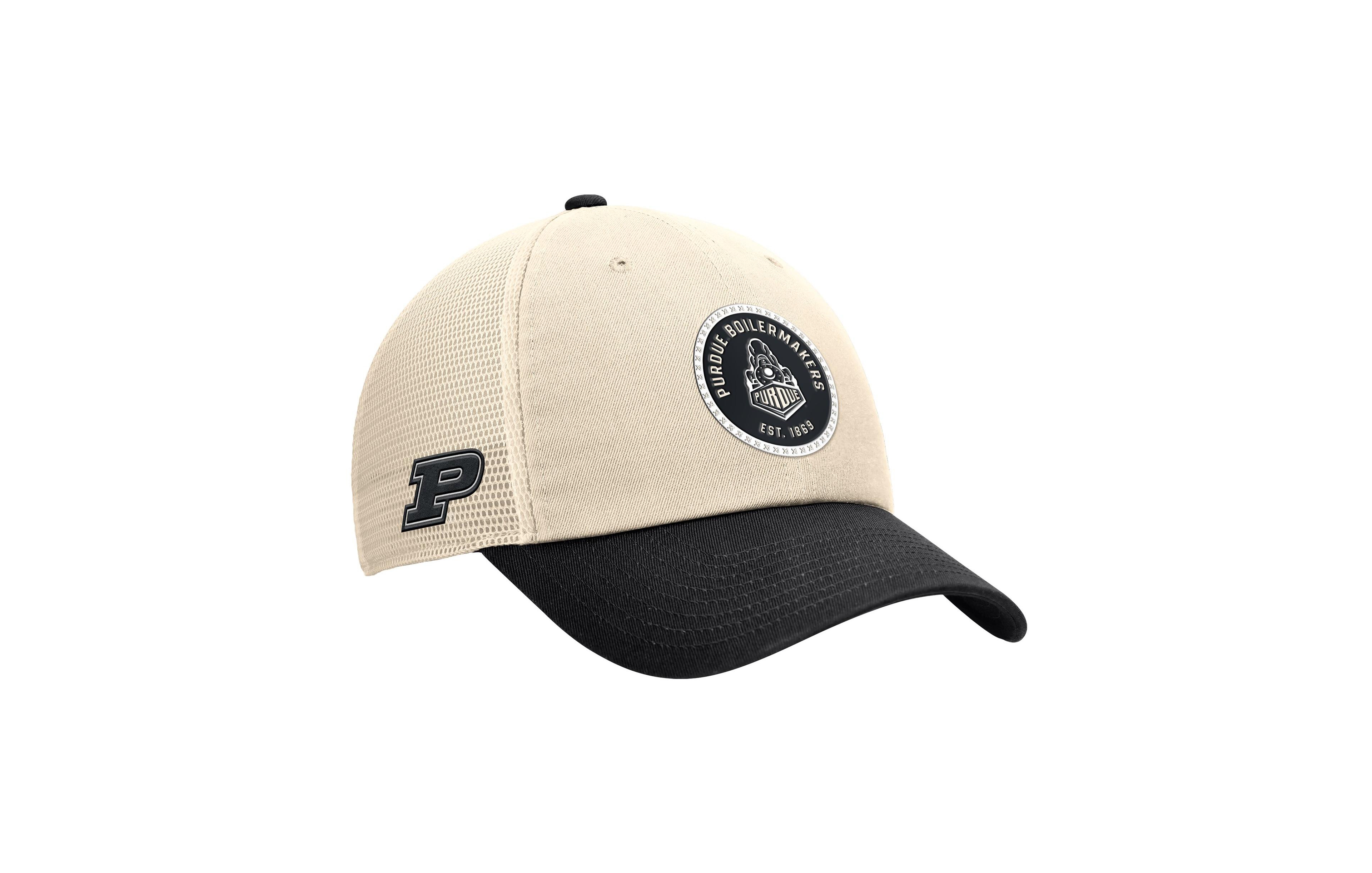 Nike Men's Natural Purdue Boilermakers Club Trucker Adjustable Hat