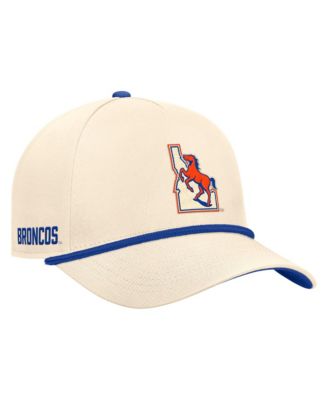 Men's Natural Boise State Broncos Vintage Rope Rise Adjustable Hat