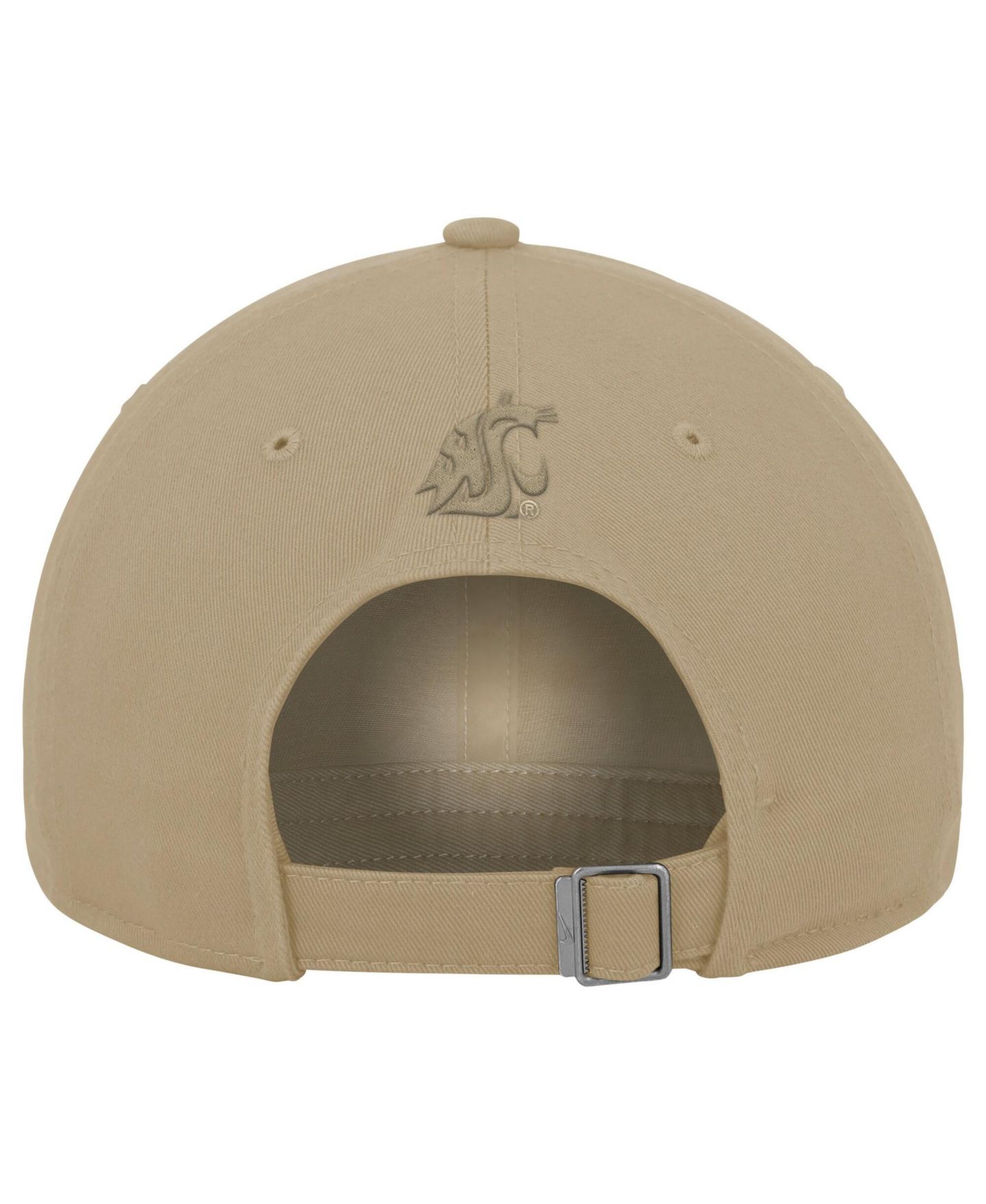 Мужская кепка Nike Beige Washington State Cougars Club Adjustable Hat — фото 3