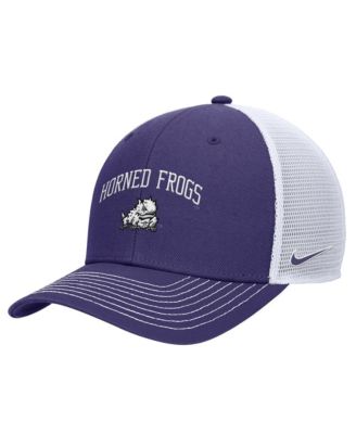 Men's Purple TCU Horned Frogs Rise Adjustable Trucker Hat