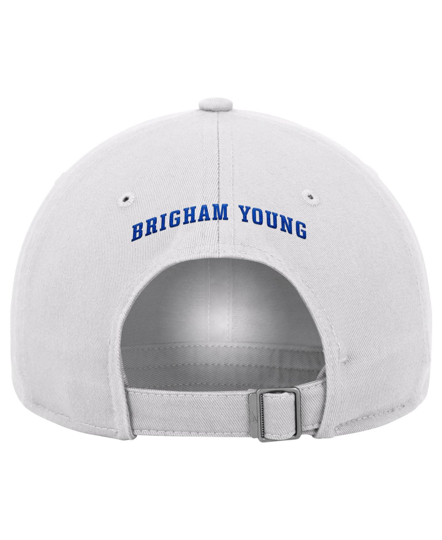 Мужская кепка Nike White BYU Cougars 2026 On-Field Club Adjustable Hat — фото 2