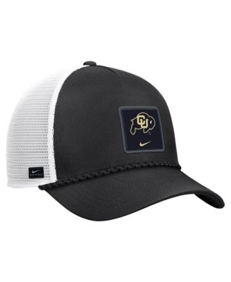 Men's Black Colorado Buffaloes 2026 On-Field Rope Adjustable Trucker Hat
