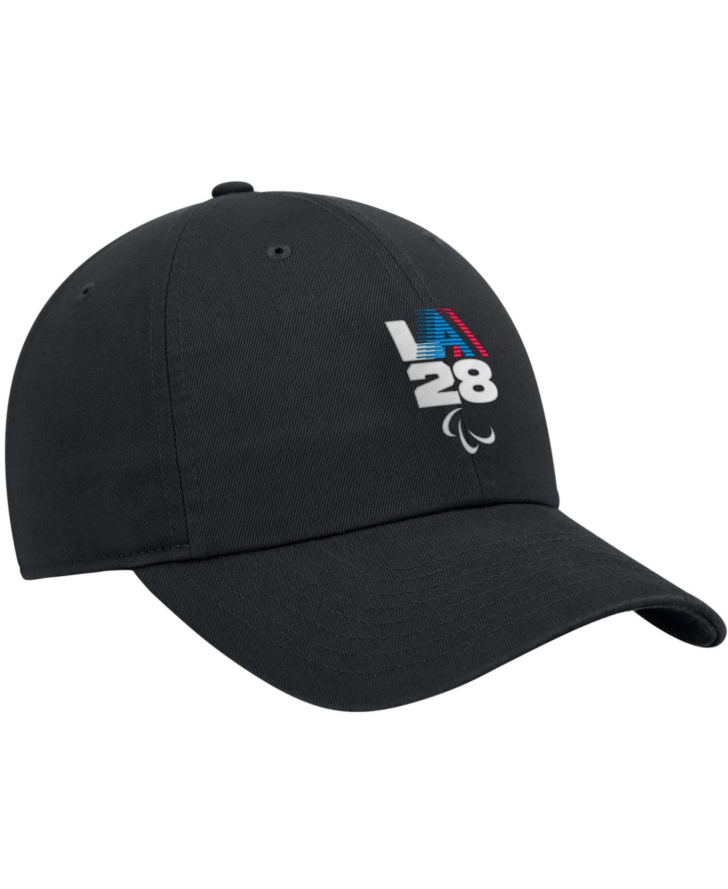 Детская кепка Nike Black LA28 Summer Paralympics Retro Stripe Club Adjustable Hat — фото 2