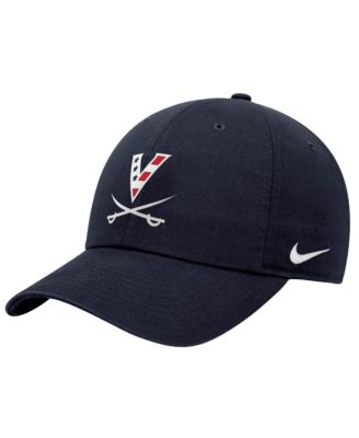 Men's and Women's Navy Virginia Cavaliers Red White And Hoos Club Adjustable Hat