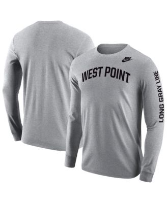 Men's Gray Army Black Knights 2026 West Point Classic Collection Long sleeves T-Shirt